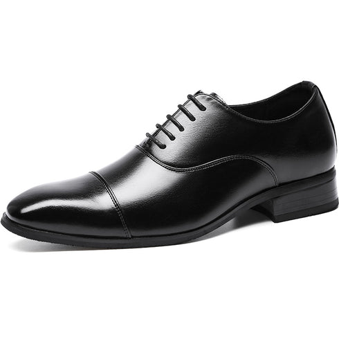 Elegant Slip-On Oxford Shoes for Men - Classic Formal Business Dress Footwear Perfect for Weddings and Office Occasions